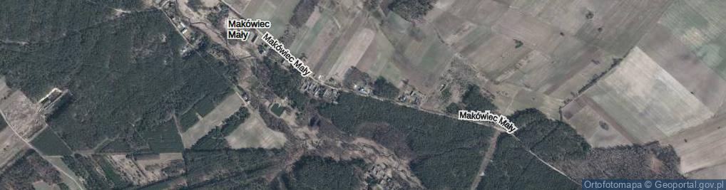 Zdjęcie satelitarne Makówiec Mały ul.